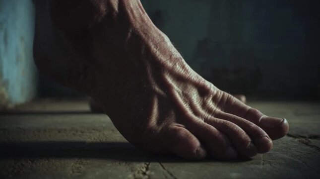 Bare Feet on Wood, A Close-Up of the Human Foot, The Beauty of Bare Feet