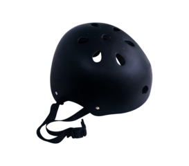 black helmet sport isolated on white
