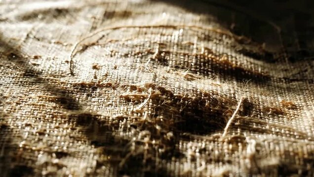 Close-up of rough, textured bark with natural patterns and sunlight.