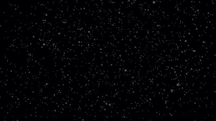 White snow overlay- Winter snow fall seamless loop animation on black background. Falling through realistic natural snow from outer space. Snowing particles- Seamless loop blurred snowflakes motion. - Powered by Adobe