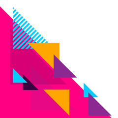 Colorfull Geometric Corner