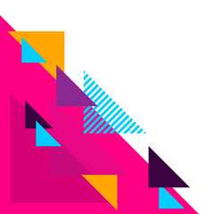 Colorfull Geometric Corner