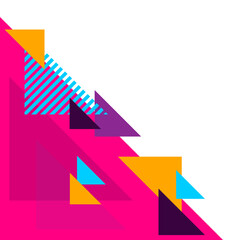 Colorfull Geometric Corner