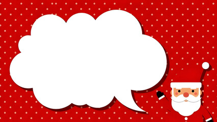 christmas greeting card with red idea