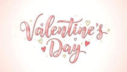 Valentine's day celebration with heartfelt love