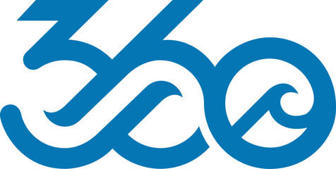 the logo is the monogram paper and 360. Unique and elegant.