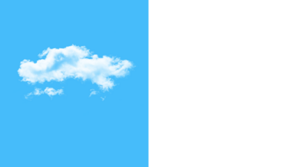 Fluffy white cloud floating serenely, isolated for easy integration, perfect for dreamy designs, calm nature scenes, and creative sky overlays, tranquil atmosphere