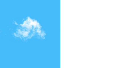 Fluffy cloud floats serenely, perfect for inspiring designs, peaceful backgrounds, and dreamy compositions with sunny, airy feeling and natural elegance