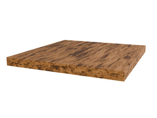 Exquisite wooden slab with rich grain on black background