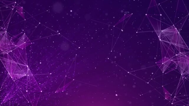 high technology plexus interconnection linkage background, animation for digital futuristic tech, network, 6G fastest internet and communication	

