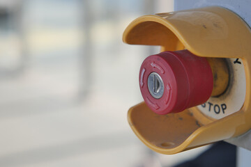 Electrical switch with safety cover at public location