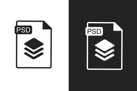 Psd file icon data document