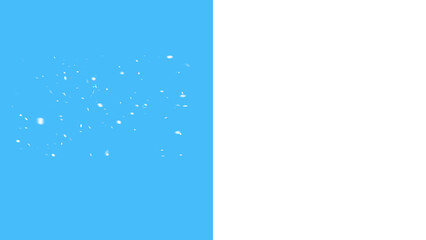 Create a winter wonderland with falling snowflakes on a vibrant blue and classic black background for your next design project or seasonal campaign