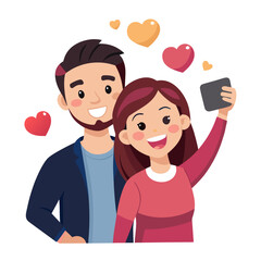 Valentine Couple Selfie