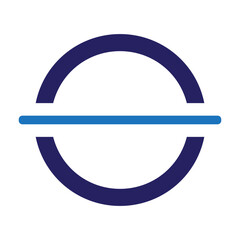 Abstract Balance Line Circle Icon
