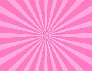 Pink burst radiating outward from a central point, a cheerful design