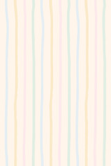 幼稚園・保育園向け やさしい手書きストライプ背景
Soft Hand-Drawn Stripe Background for Kindergarten
