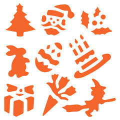  Filled Winter Holiday Icon Pack