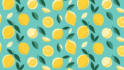 seamless pattern with autumn leaves