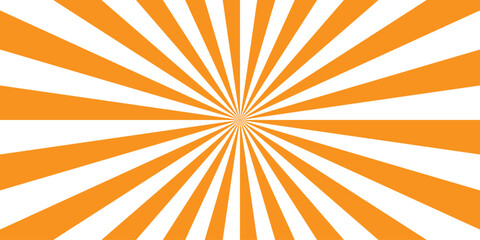 Obraz premium Vector sunray stripe background. Light sunburst glowing background. Sunburst pattern summer social banner. vector illustration pattern beam rays. Spiral radial striped backdrop design.
