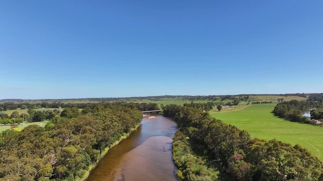 Spectacular aerial footage of Orbost Victoria Australia