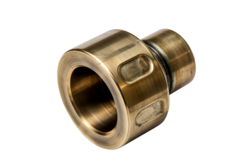 Brass mechanical fitting with internal threads