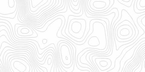 Contour abstract map relief land outline. Topographic map patterns. White wave paper curved reliefs abstract background. Background of the topography map. Abstract pattern with lines. © armans