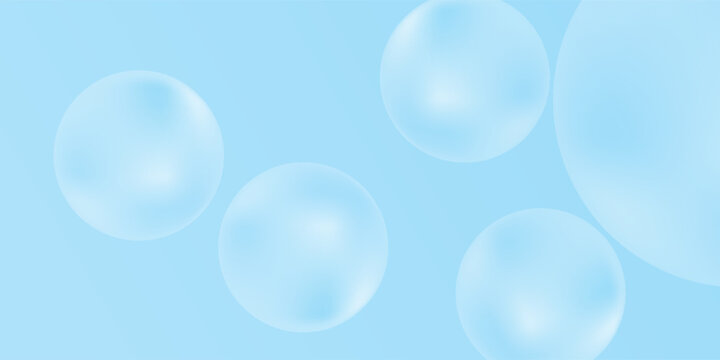 Abstract geometric background gradient soft light blue bokeh for Graphic Business background hitech technology digital design illustration web template - Powered by Adobe