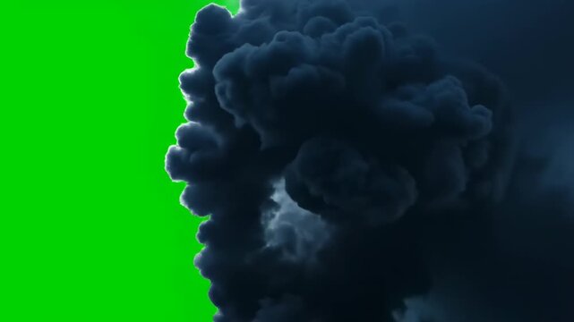 An artistic design of an explosion of blue smoke swirling like clouds against a white backdrop creates a unique texture reminiscent of fire and light in nature