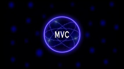 Futuristic MVC Business Concept with Glowing Holographic Earth, Digital Global Network, Corporate Collaboration, Innovation and Leadership Technology Background - Powered by Adobe