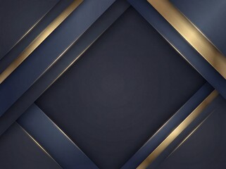 Elegant Dark Blue Gold Abstract Geometric Luxury Background Pattern Modern Design