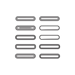 Nameplate icon art elegant design concept