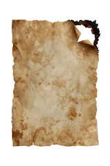 Fototapeta premium Antique Scroll with Burnt Edge