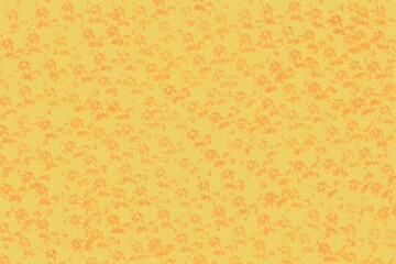 Retro Yellow Halftone Floral Pattern Background with Orange Pop Art Dots, a vibrant yellow and orange abstract background featuring a halftone dot pattern and stylized floral shapes.