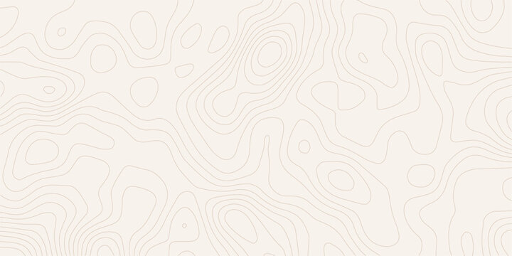 Golden linear pattern on green background. Premium topographic background. Geographic banner for travel.
