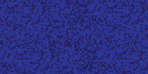 Vector abstract geometric blue low polygon triangle paper wallpaper. origami paper background. gradient grid creative digital business triangular low textile design.