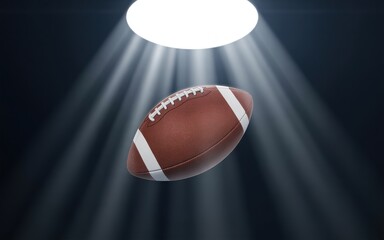 Football spotlight action