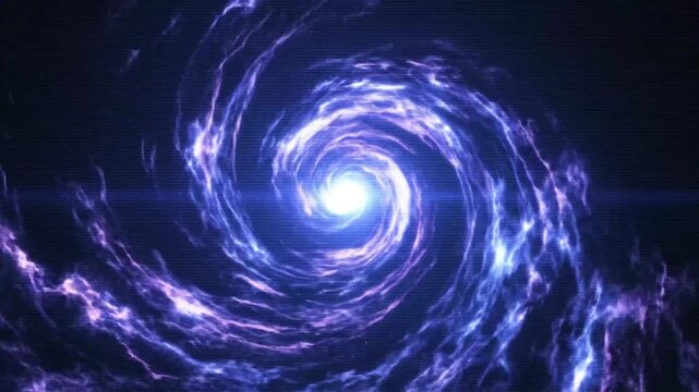 Electric vortex rips through digital sky