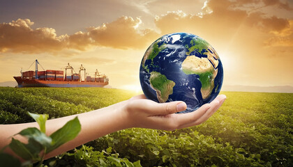 Earth is our home abstract eco and environmental backgrounds
19