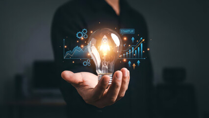 Digital Innovation Concept for Startup Business Growth