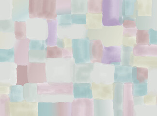 Watercolor square background