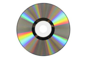 A compact disc isolated on transparent background