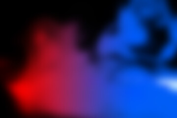 Blue and red gradient  defocused abstract photo smooth background