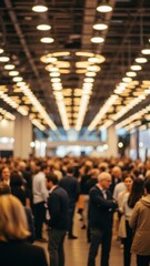 Blurred Crowd at Modern Event