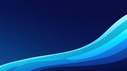 Abstract Blue Wave Motion with Soft Gradients and Smooth Flowing Lines Creating a Calm and Serene Background for Design and Art Projects