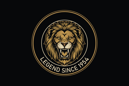 Legendary lion logo with gold accents and bold text since 1954