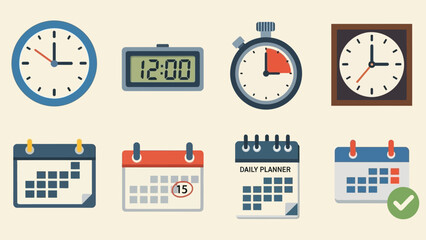 Clocks and Calendars Time Management Tools.
