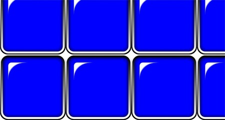 blue square buttons