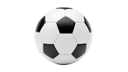 Obraz premium Classic soccer ball on white background isolated on transparent background