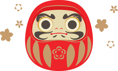 だるま正面イラスト